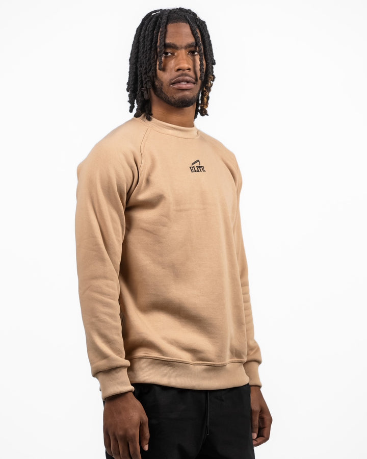 Elite CREWNECK SWEATSHIRT - Desert Sand