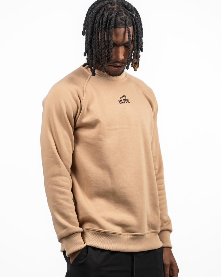 Elite CREWNECK SWEATSHIRT - Desert Sand