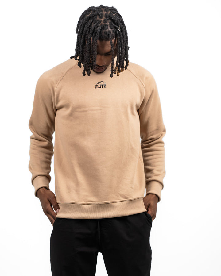 Elite CREWNECK SWEATSHIRT - Desert Sand