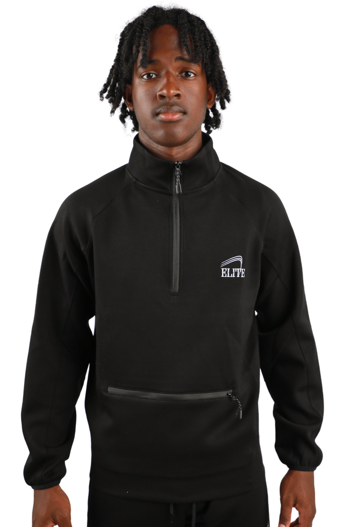 Elite Premier Tech 1/2 Zip Pullover - Black