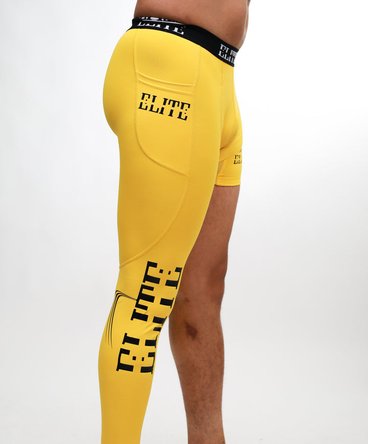 Elite One Legged  Tights - Gold