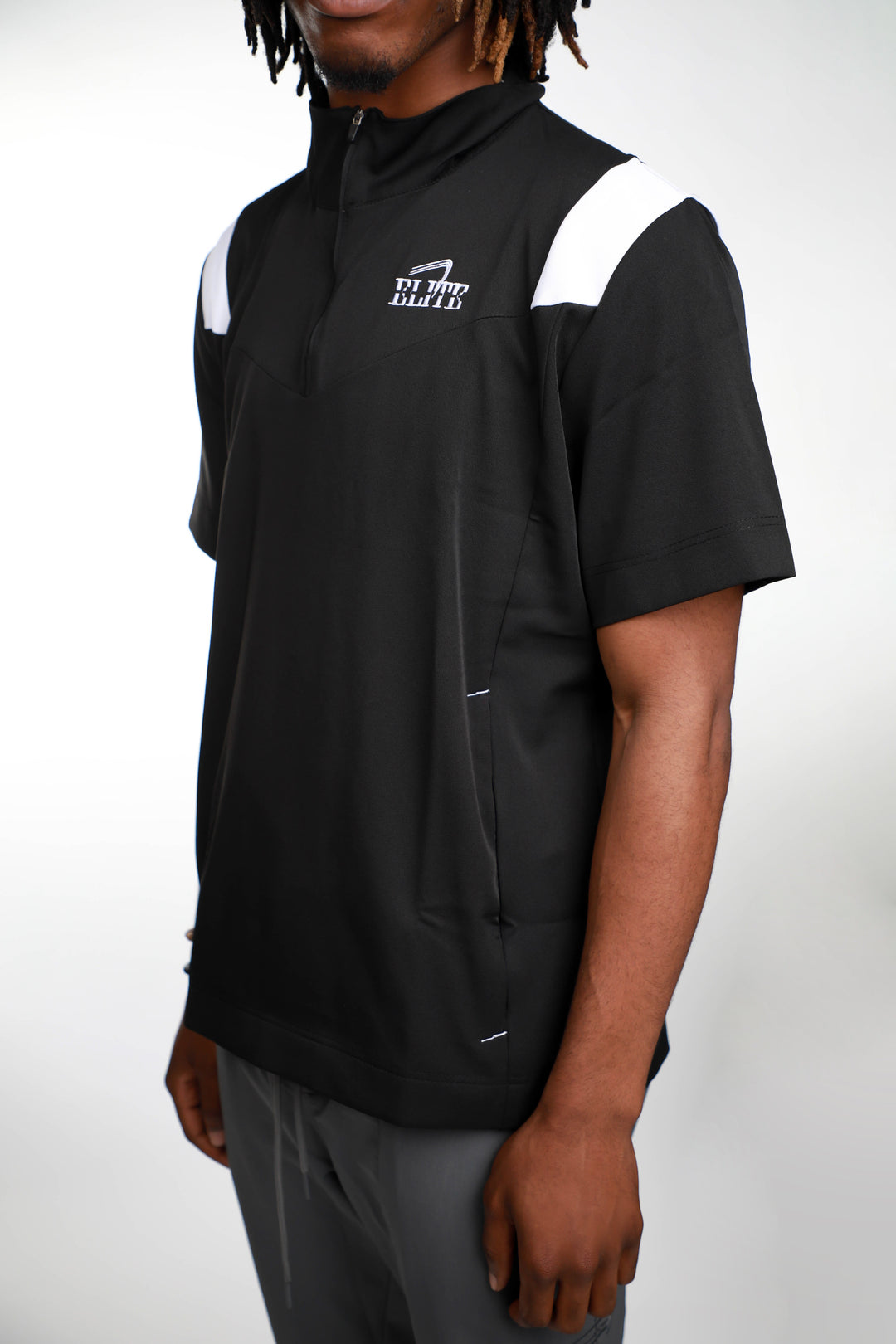 Elite Sideline Coach Pullover - Black