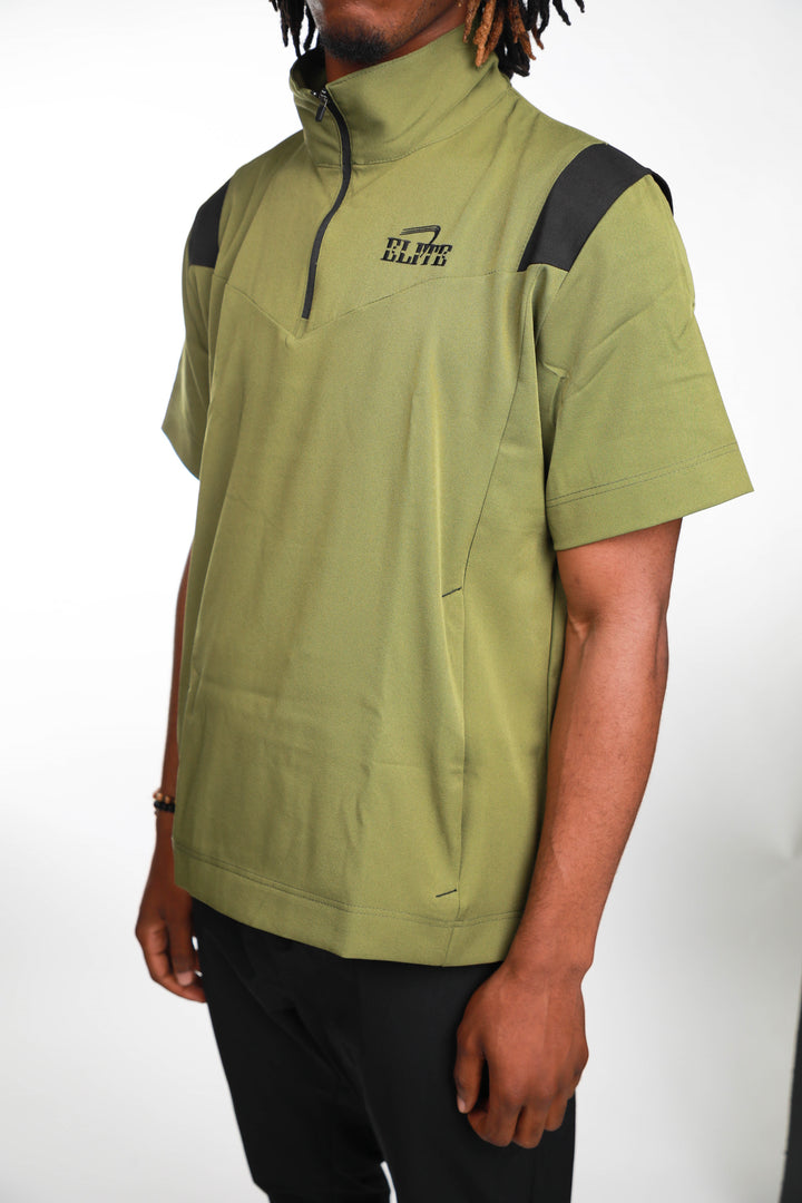 Elite Sideline Coach Pullover - Khaki