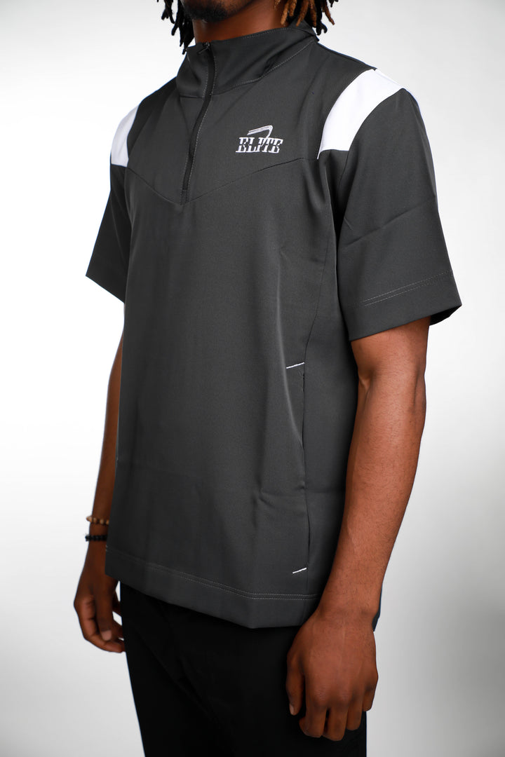 Elite Sideline Coach Pullover - Dark Grey