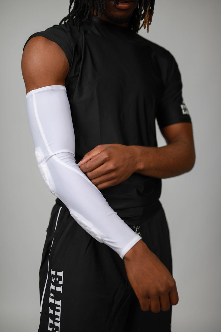 Elite - Padded Arm Sleeve White