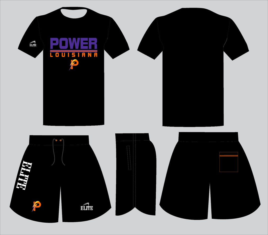 LA Power - Shirt and Short Black