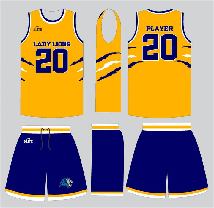LA KEY GIRLS  - Reversible Uniform Yellow and Blue