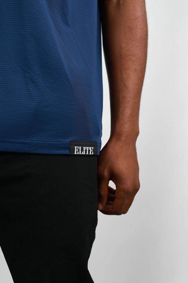 Elite Golf Blade Polo - Blue