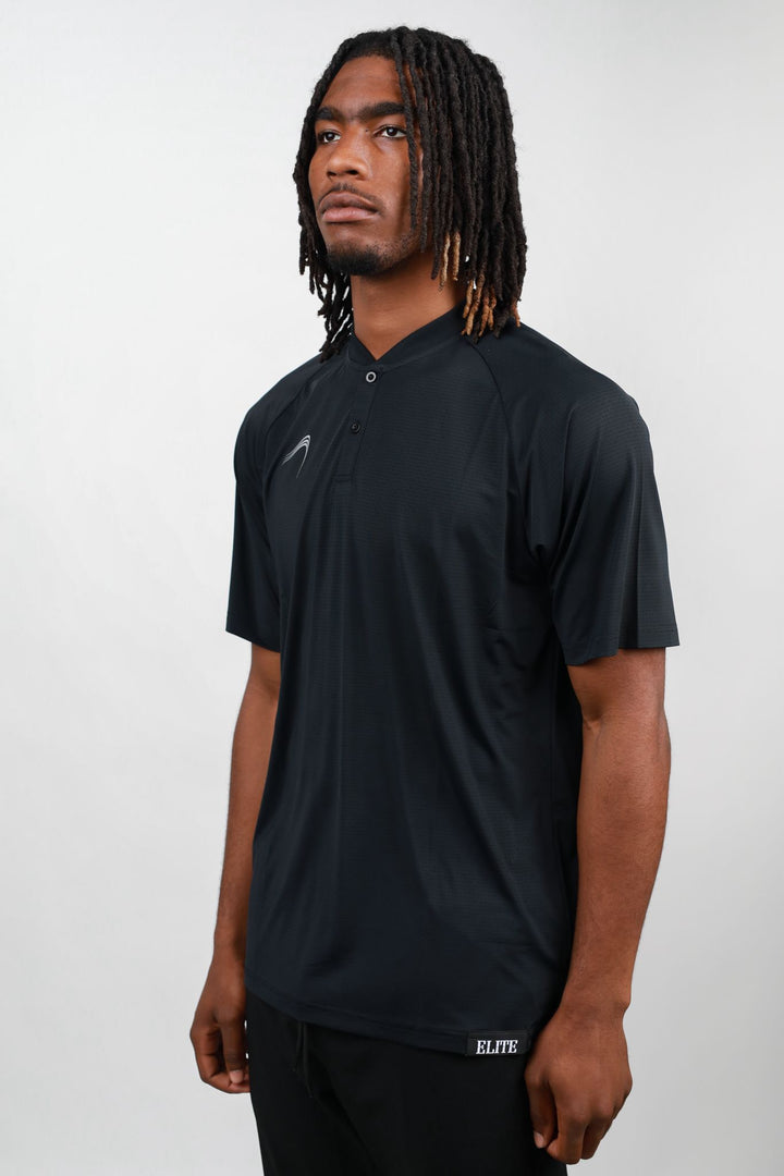 Elite Golf Blade Polo - Black