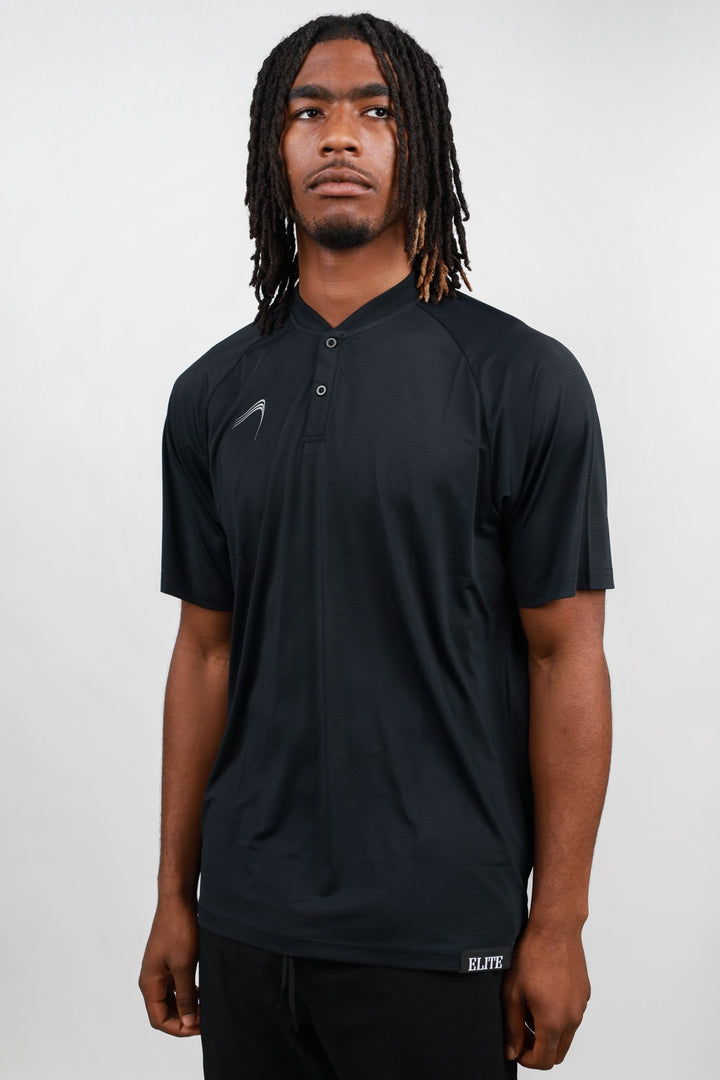 Elite Golf Blade Polo - Black