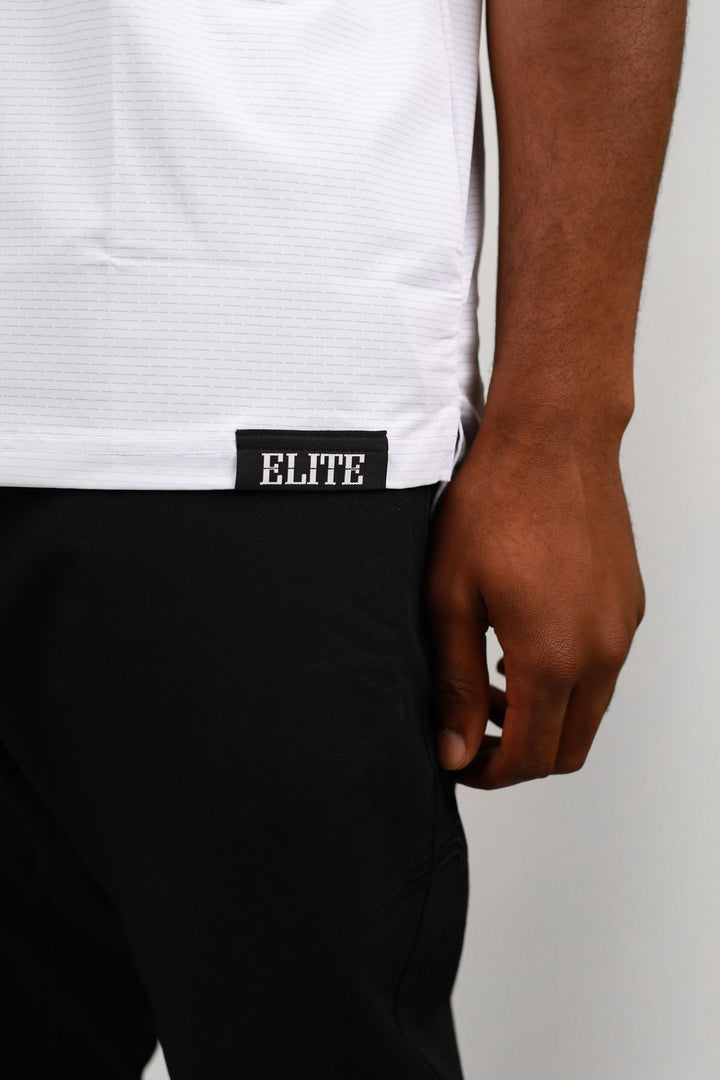 Elite Golf Blade Polo - White