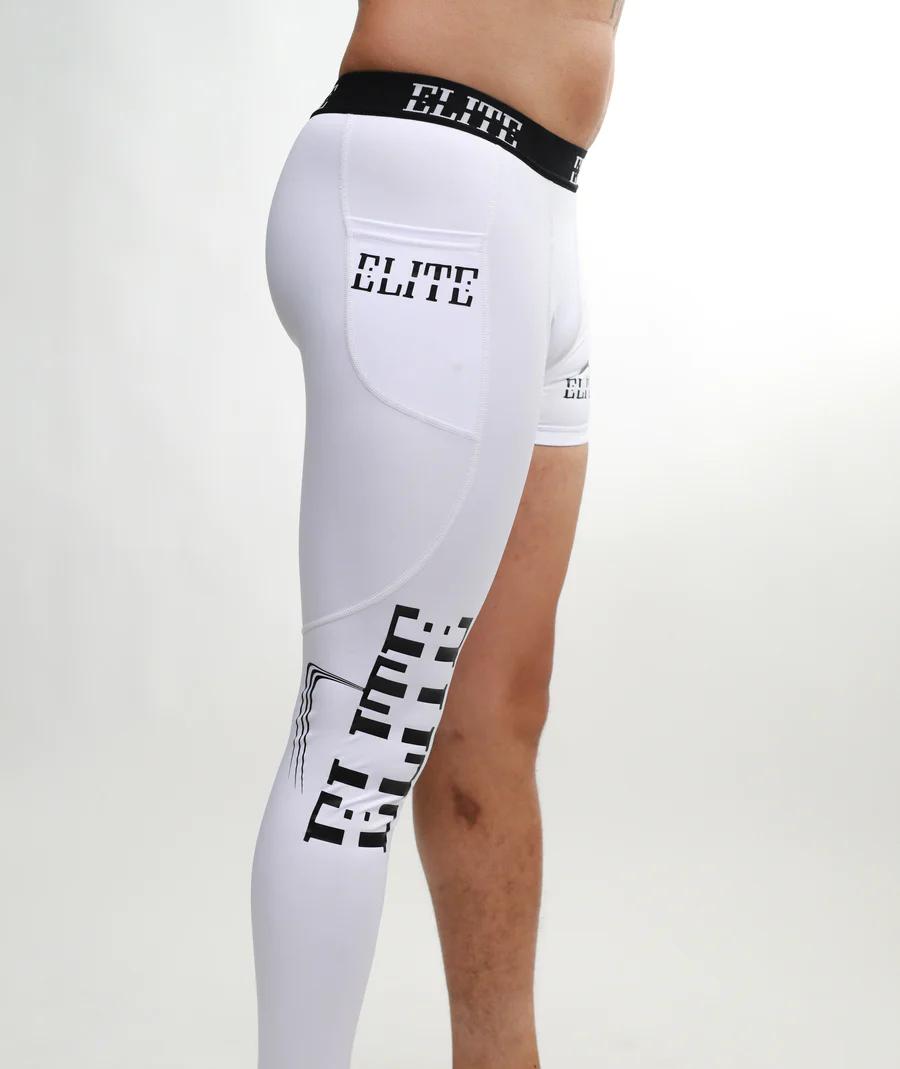 Elite One Legged  Tights - White