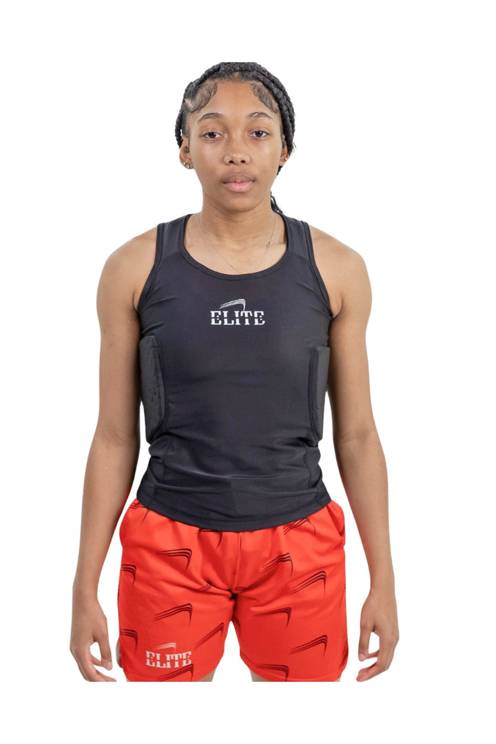 Elite PADDED COMPRESSION TANK - BLACK