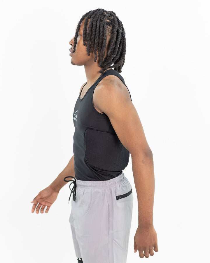 Elite PADDED COMPRESSION TANK - BLACK