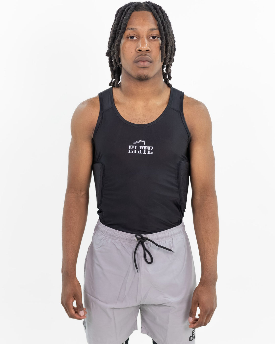 Elite PADDED COMPRESSION TANK - BLACK