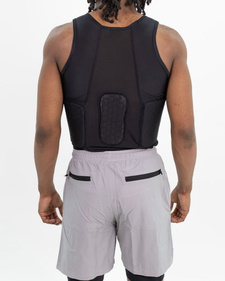 Elite PADDED COMPRESSION TANK - BLACK