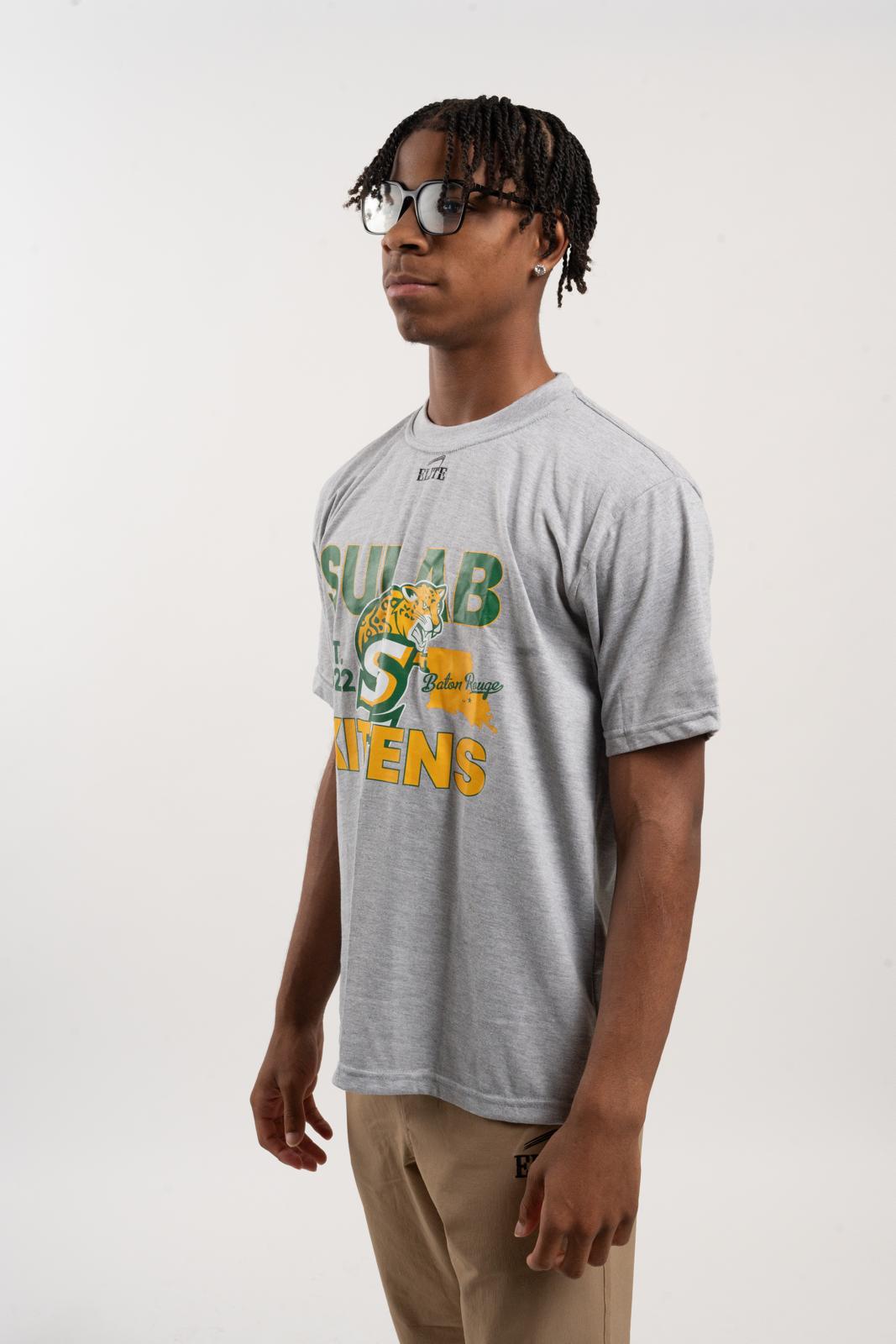 SULAB Short Sleeve Shirt -  Heather Grey (Kitten Logo)