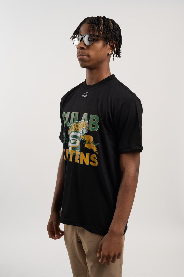 SULAB Short Sleeve Shirt -  Black (Kitten Logo)