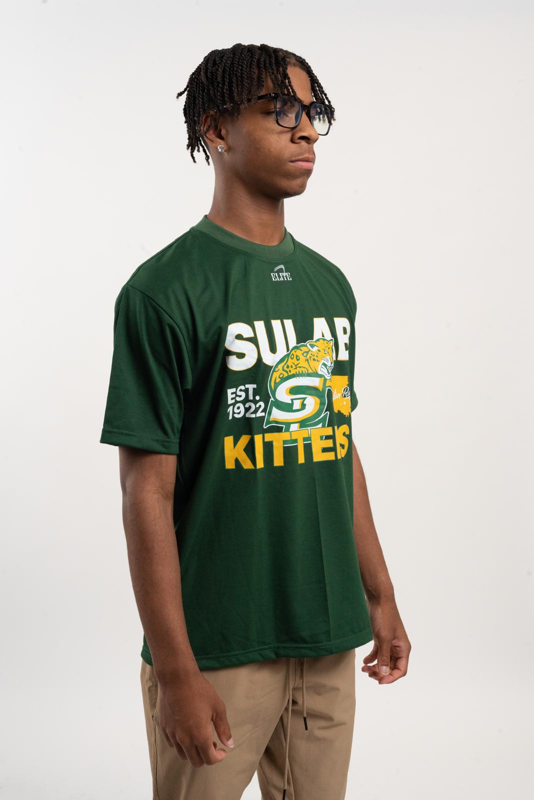 SULAB Short Sleeve Shirt -  Green (Kitten Logo)