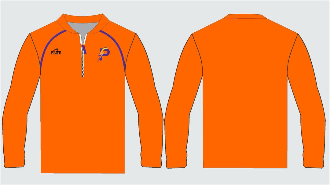 LA Power Micro Panel Pullover - Orange
