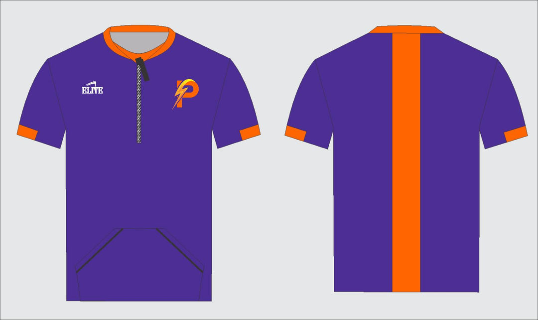 LA Power Shirt Sleeve Micro Pullover - Purple