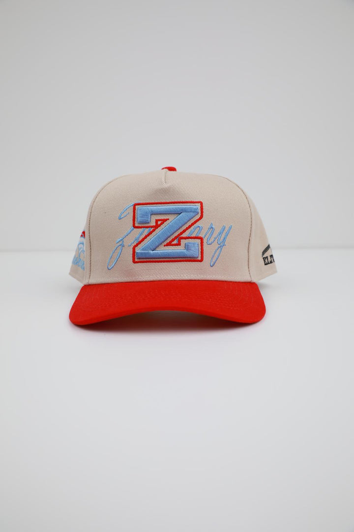 Zachary -  Tan & Red