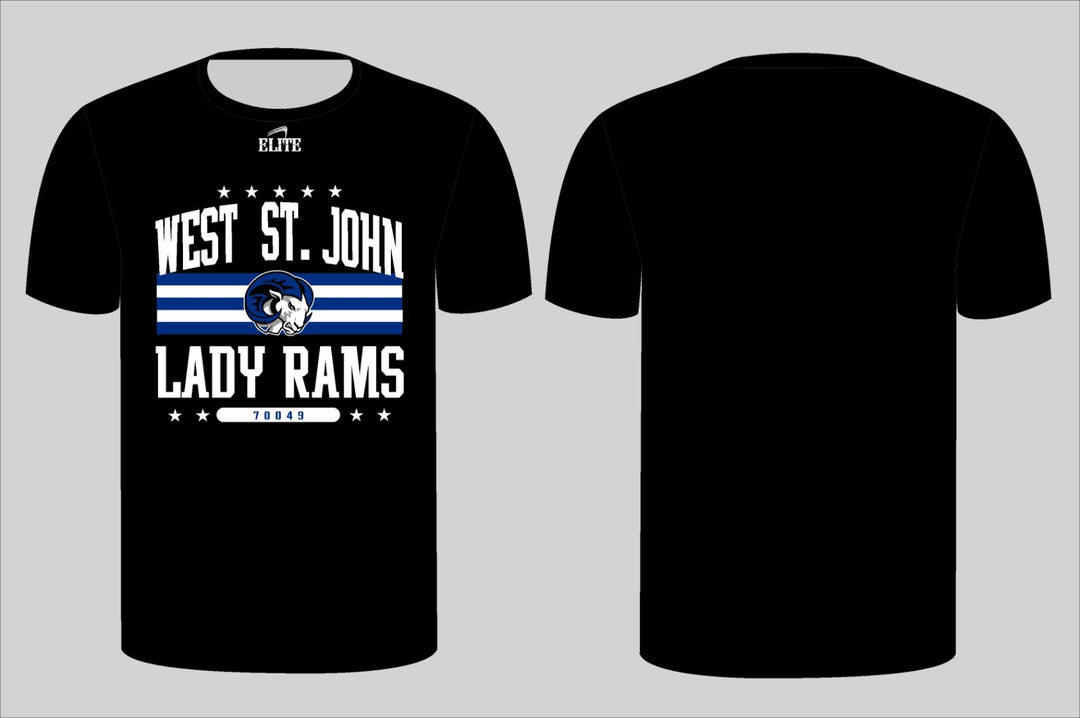West St John Volleyball Spirit Shirt- Black 