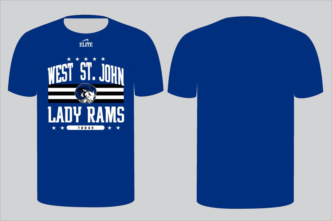 West St John Volleyball Spirit Shirt- Blue
