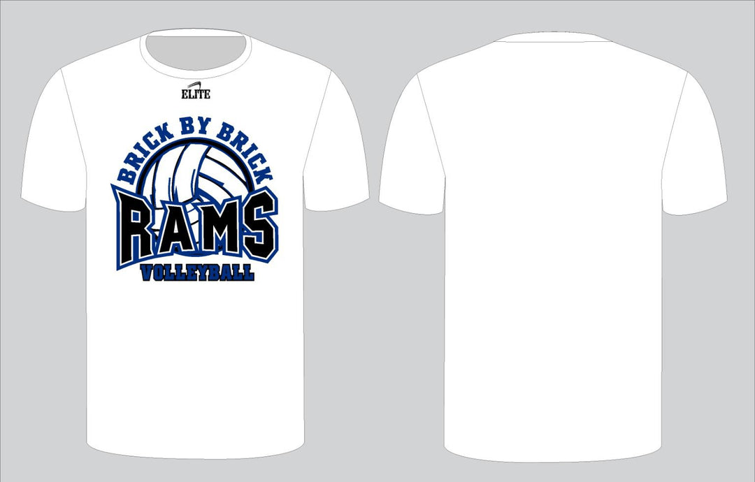West St John Volleyball Team Spirit Shirt- white
