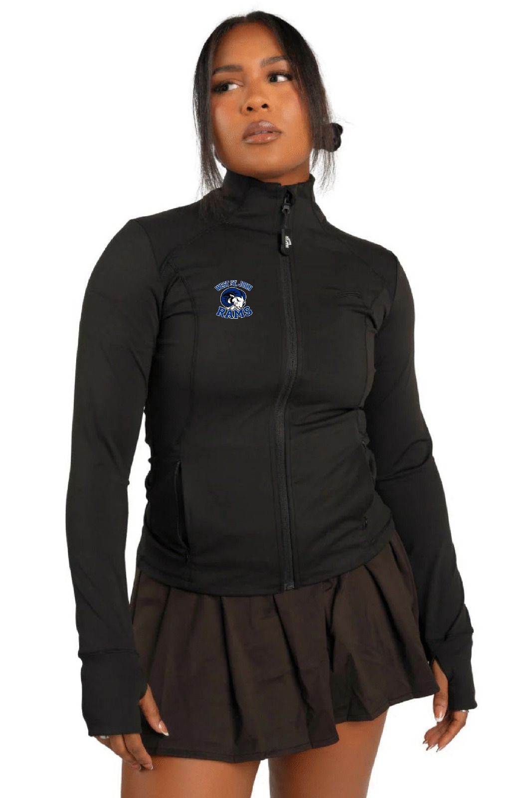 West St John Volleyball All Day Jacket- Black