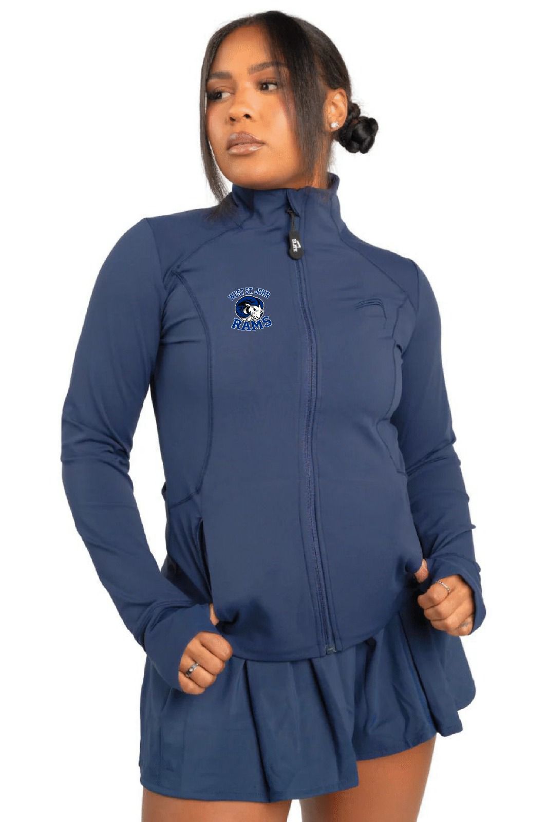 West St John Volleyball All Day Jacket- Blue