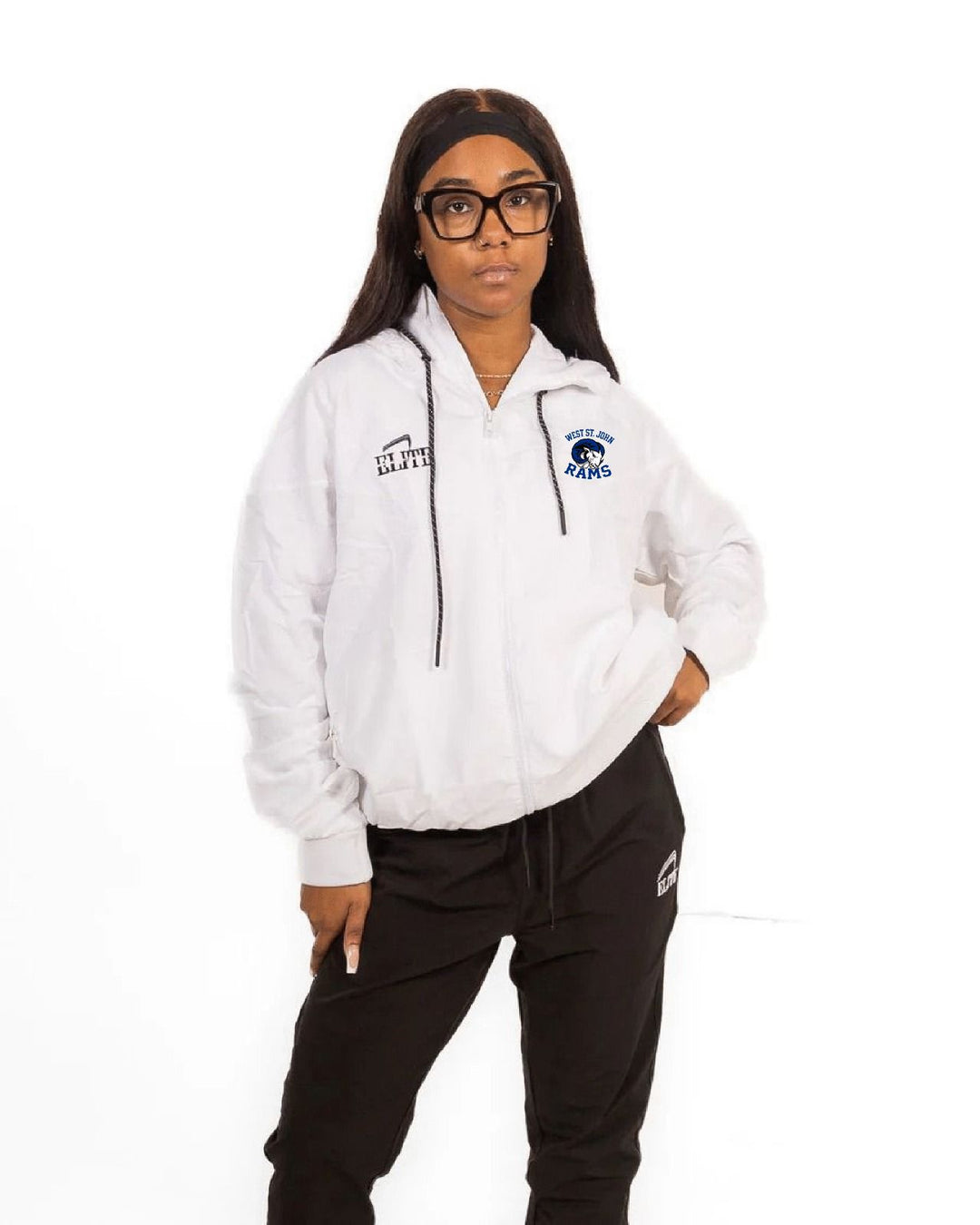 West St John Windbreaker- White