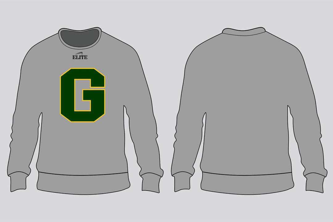 Captain Shreve G Crewneck - Embroidered Logo - Grey