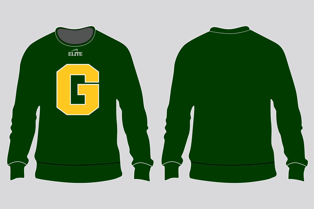 Captain Shreve G Crewneck - Embroidered Logo - Green