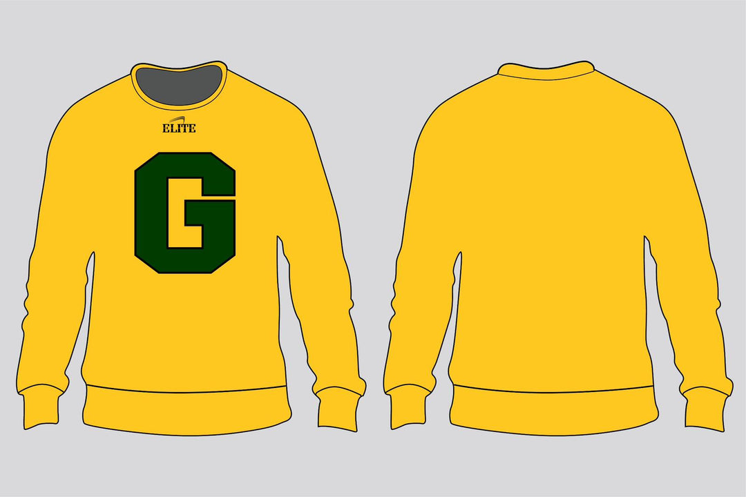 Captain Shreve G Crewneck - Embroidered Logo - Yellow