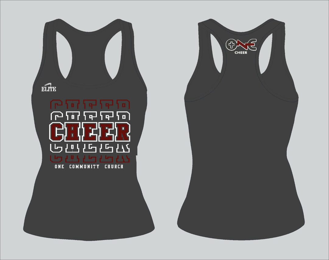 OCC Cheers Racerback Tanks - Gray