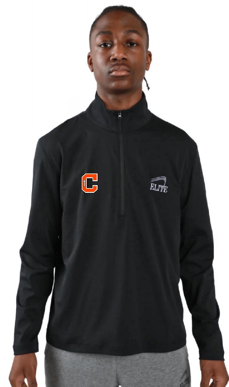 Catholic High Bears Premier  1/4 Training Zip - Black
