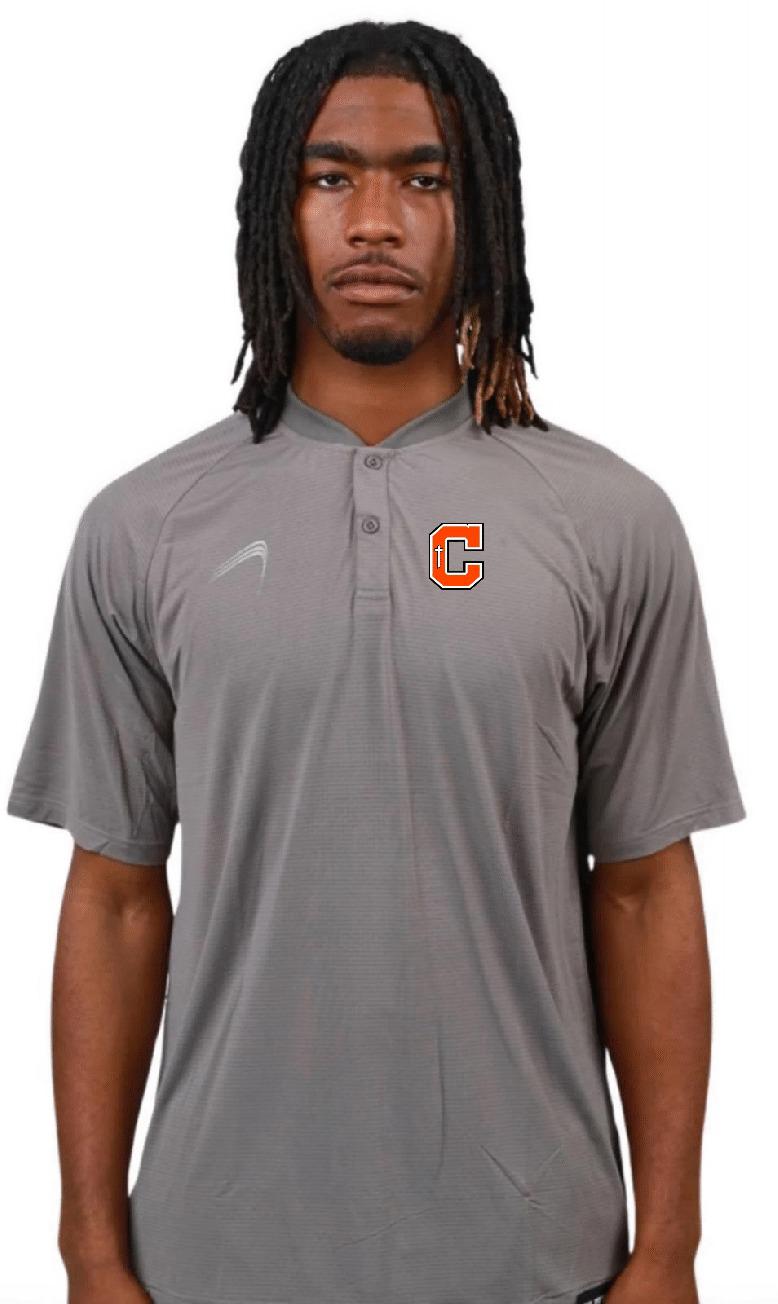 Catholic High Bears Golf Blade Polo - Grey