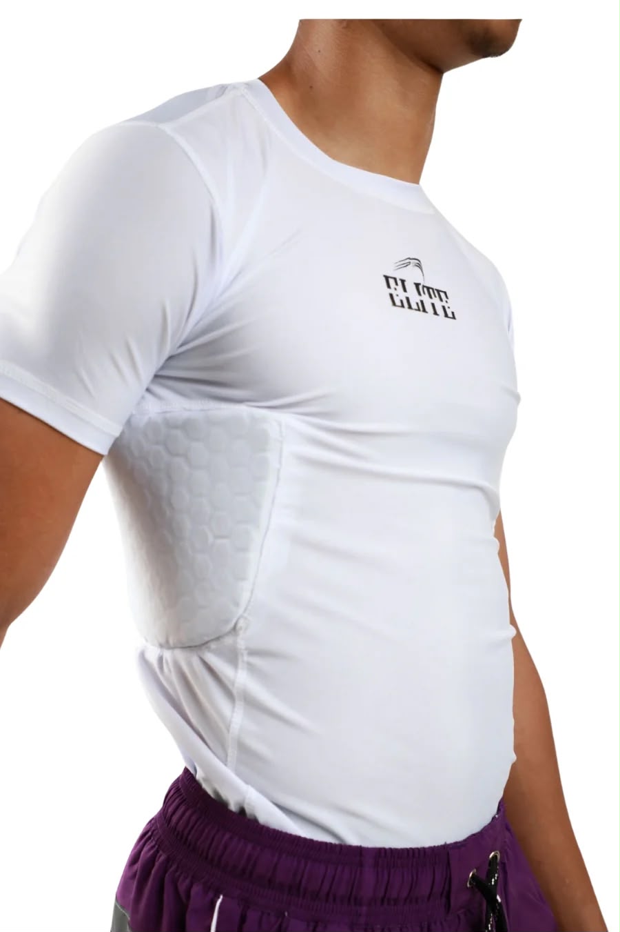 Padded Compression Shirt - White
