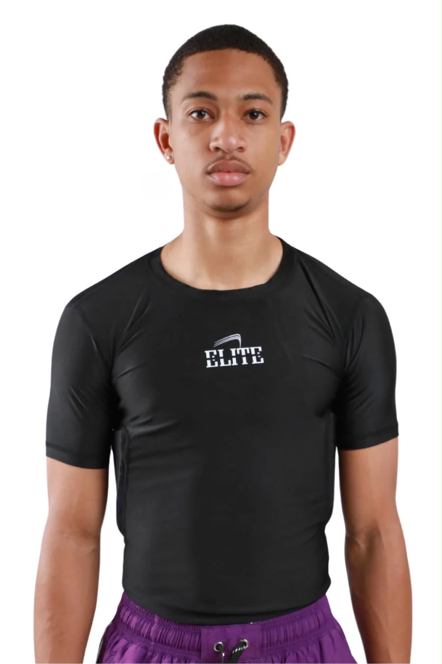 Padded Compression Shirt - Black