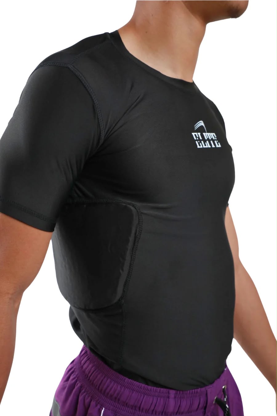 Padded Compression Shirt - Black
