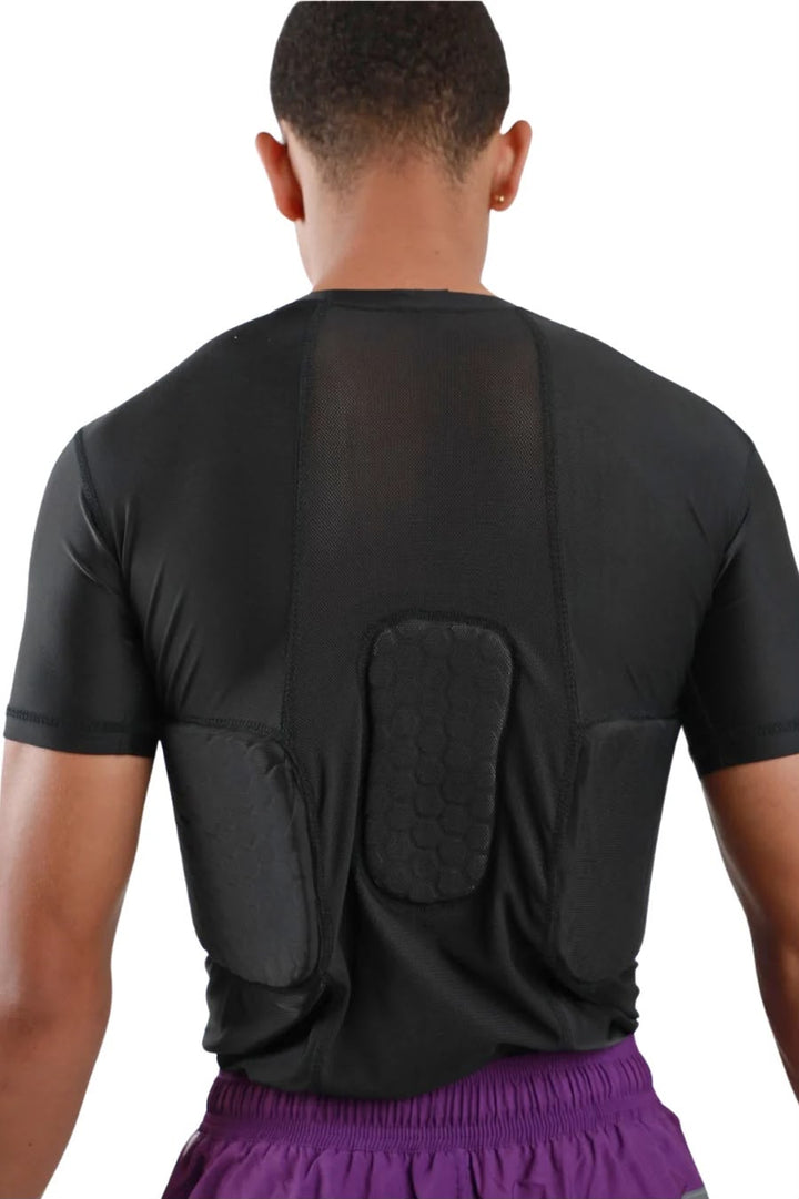 Padded Compression Shirt - Black