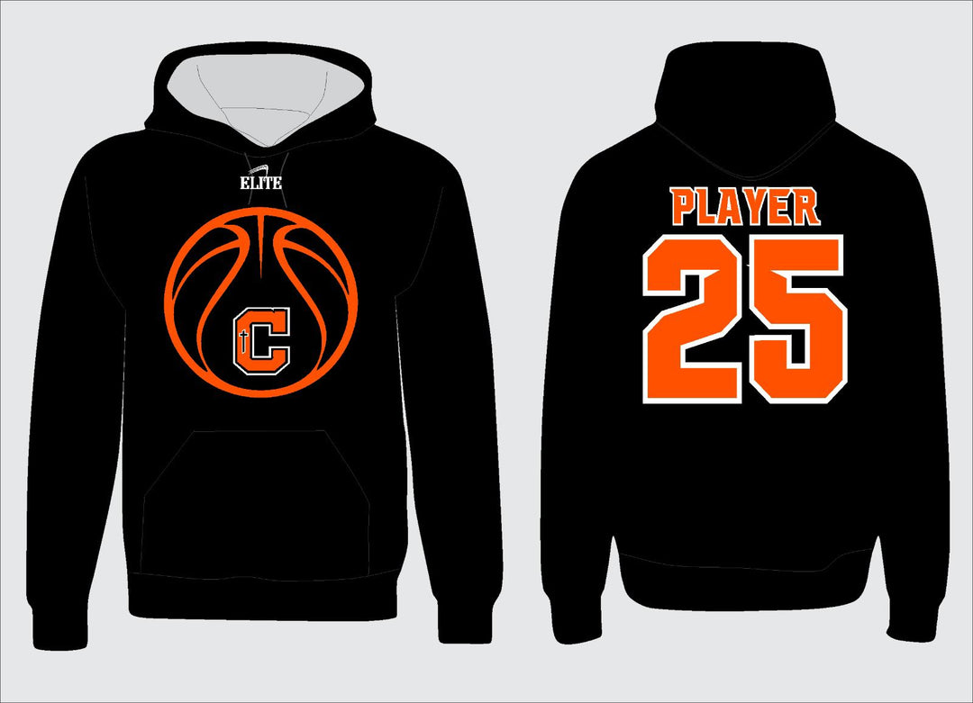 Catholic High Bears Basketball Hoodie - Black
