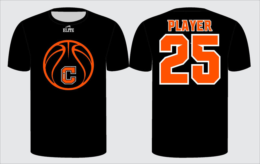Catholic High Bears Basketball T-shirt - Black