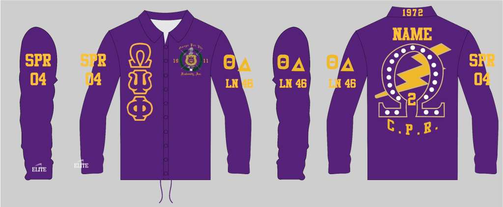 Omega Psi Phi Windbreaker