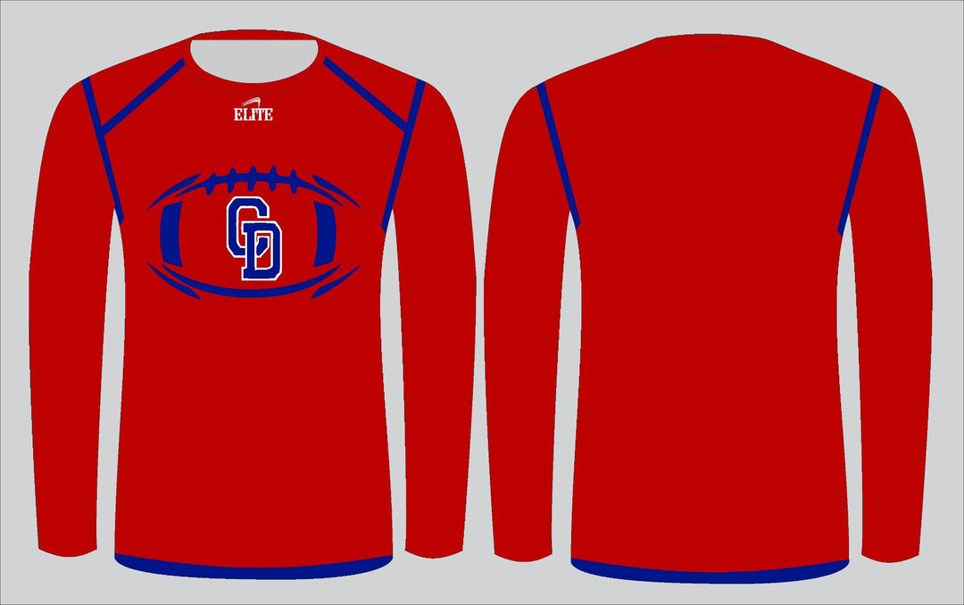Country Day Long Sleeve Shirt - Red