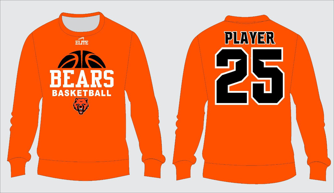 CHB Bears Basketball Crewneck - Orange