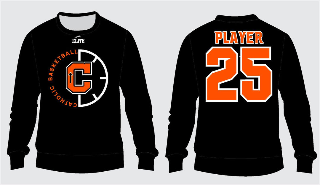 Catholic High Bears Basketball Crewneck - Black ( C Logo )